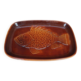 Fish plate Earthenware Saint Clément 1304 France
