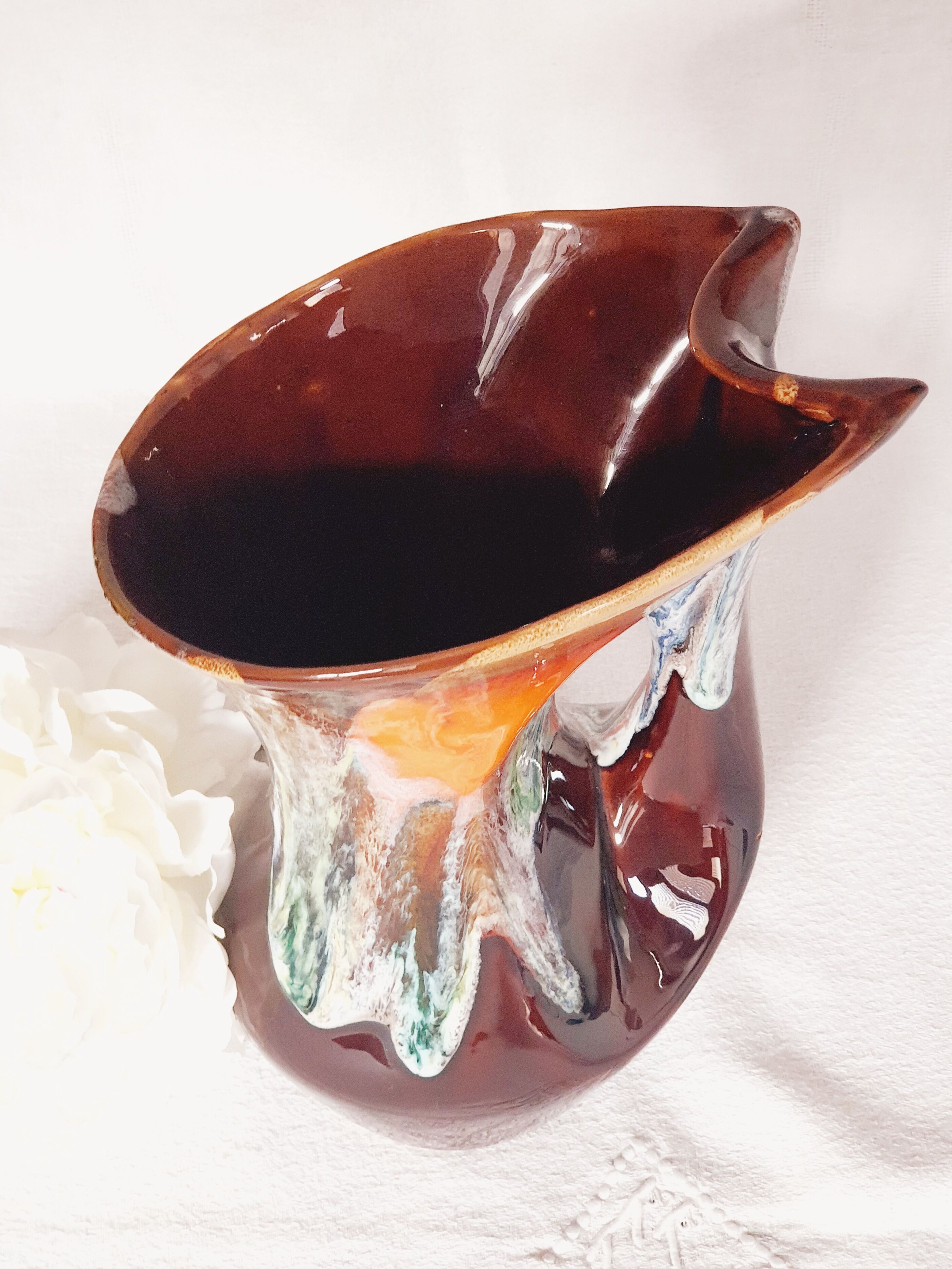 Vallauris fat lava vintage pitcher 50/60