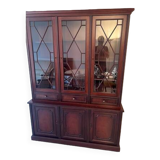 Bookcase entirely in noble solid wood, in excellent condition