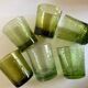 Set of 6 glasses cups of Biot XXL 1960