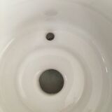 Sconce in white earthenware