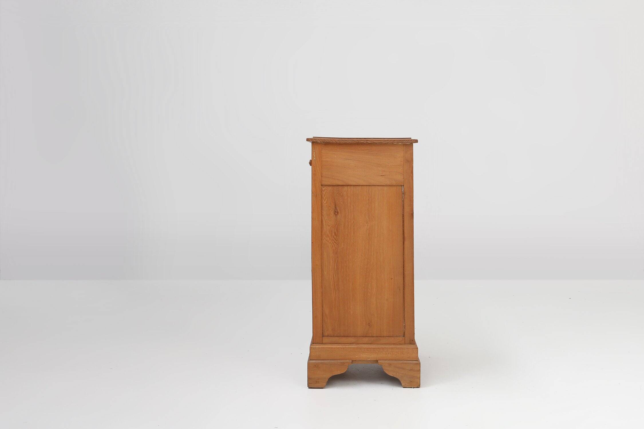 Art Deco Nightstand in Pine Wood, France, 1930s