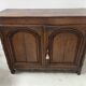 Two-door buffet in solid oak, Louis XIV style, 18th century.