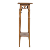 Old large beech saddle from the 1930s for plant holders