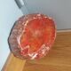 Red marble paperweight ashtray