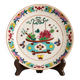 Chinese porcelain plate, famille rose, Peranakan