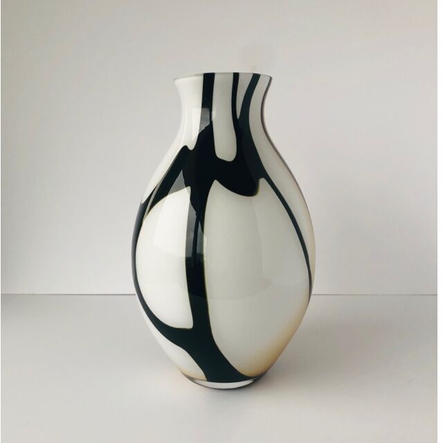 Contemporary blown glass vase