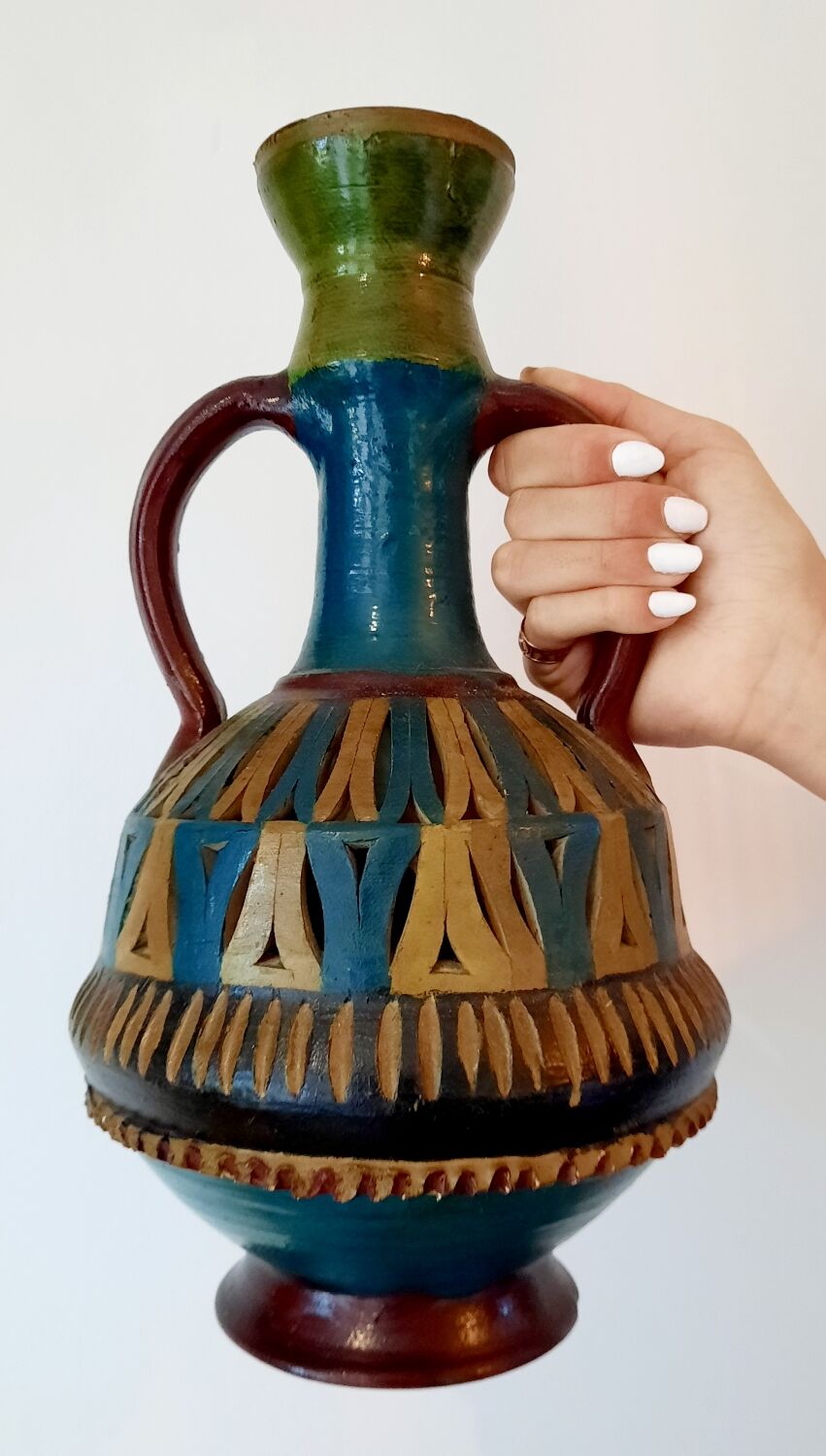 Vintage terracotta vase