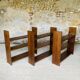 Set of 3 Vintage Modular Oak Bookcases