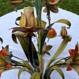 Metal chandelier Italy 60s/70s