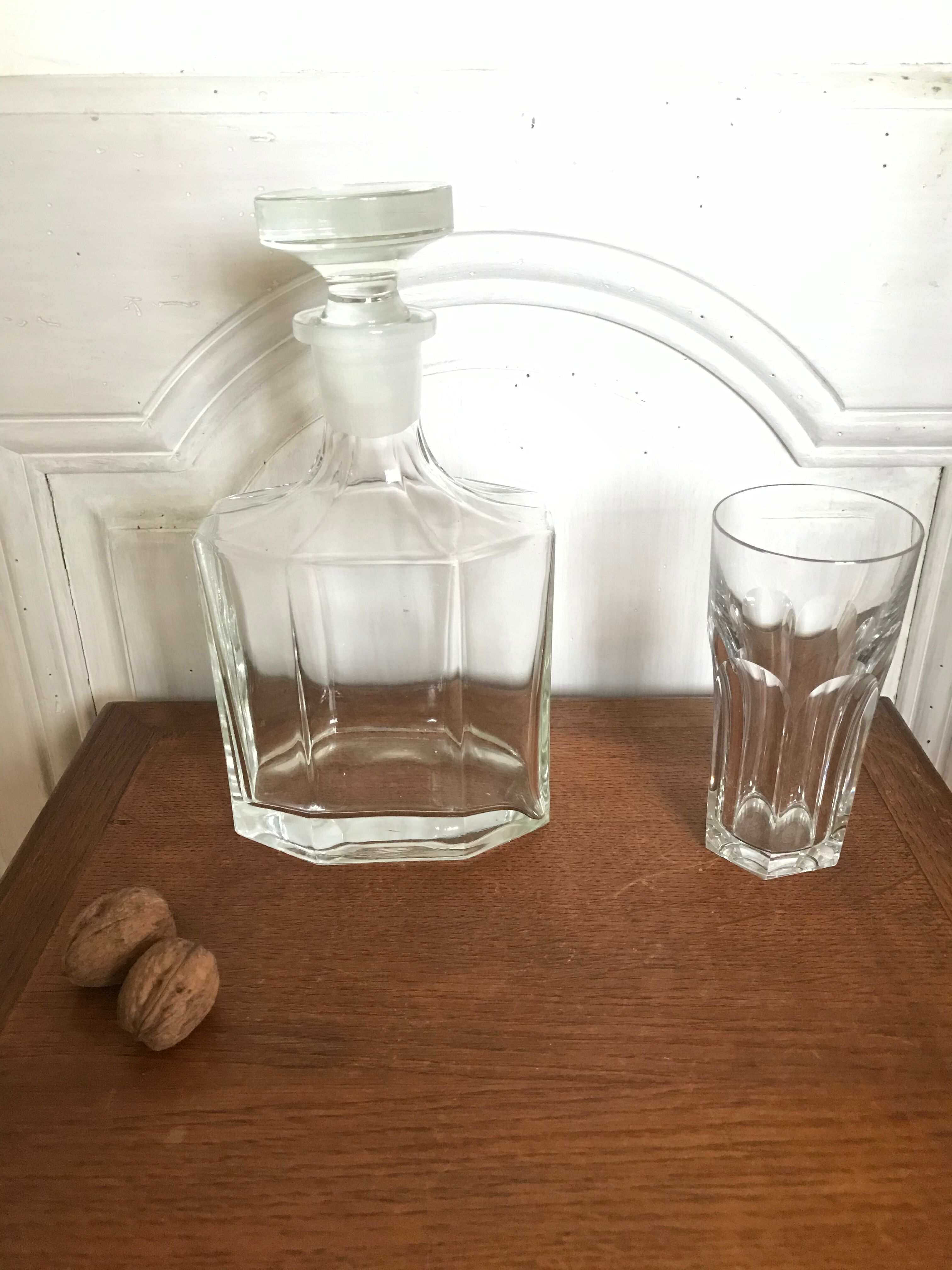 Crystal whisky carafe