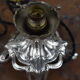 Art deco lamp their in glass paste