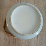 Japanese-inspired ceramic teapot blue bamboo pattern