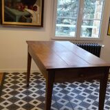 Brionnaise solid oak farm table