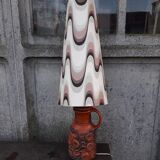 Ceramic floor lamp from the 70 made by Carstens (Germany)