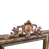 Napoleon III Gilded Wood Mirror, 19th Century - 65 x 100 x 6 cm