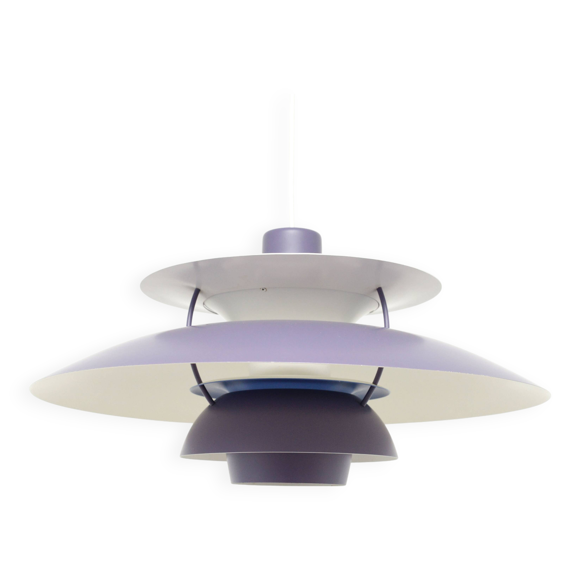 Lavender PH5 lamp, P. Henningsen for Louis Poulsen, Denmark 1960's