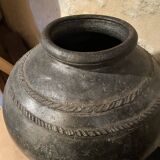 Ancienne jarre indienne en terre cuite