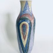 Vintage Handmade Art Studio Pottery Vase, 1980s