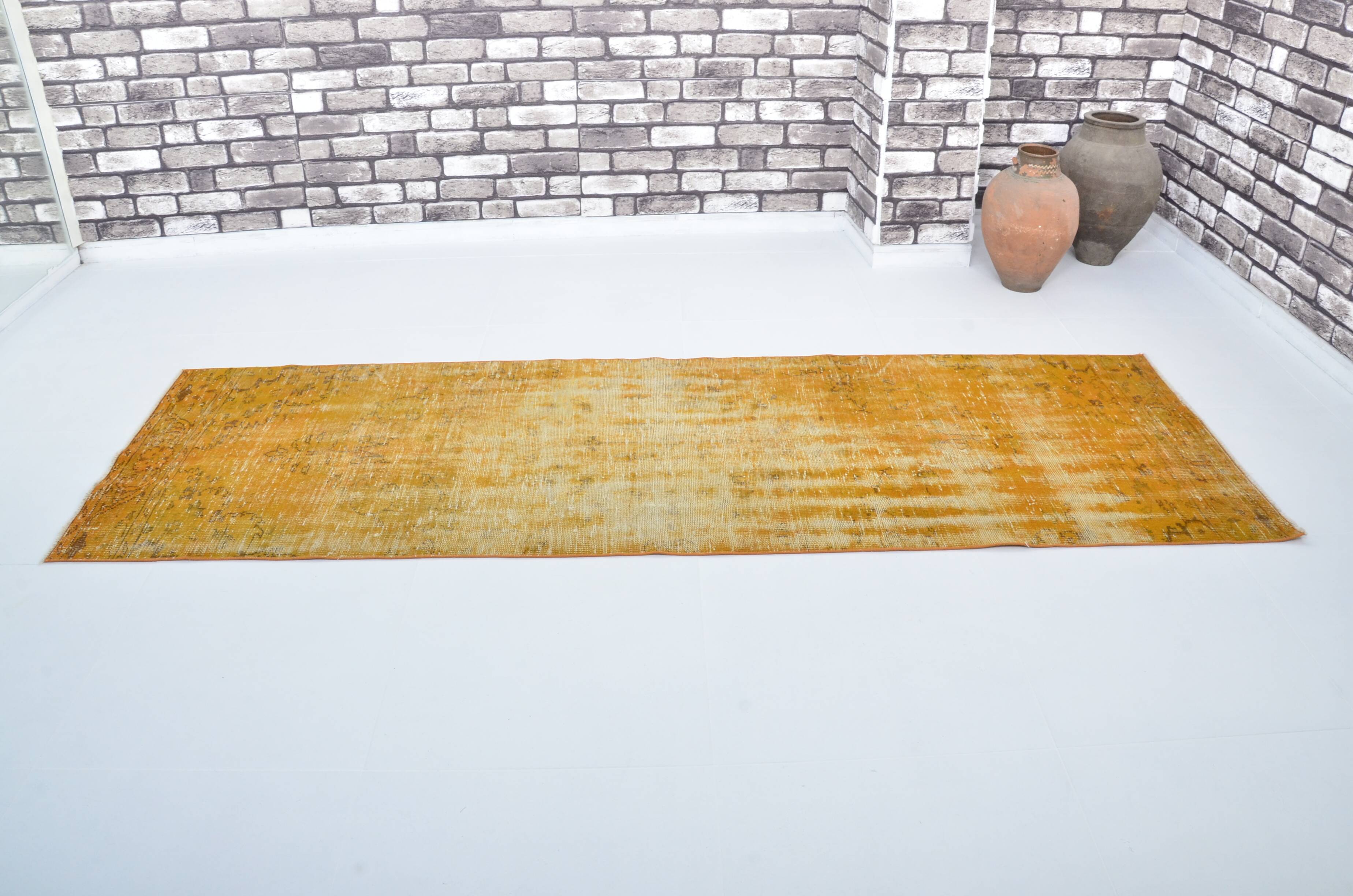 Turkish Vintage Oushak Runner Rug sku 3278