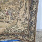 Tapestry with an idyllic forest scene