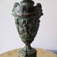 Devil's head vase in bronze