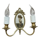 Antique Louis XVI style wall light in bronze