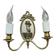 Antique Louis XVI style wall light in bronze