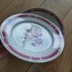 Charming set of 6 antique flat plates from the Badonviller factory.