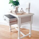 Restored side table, bedside table