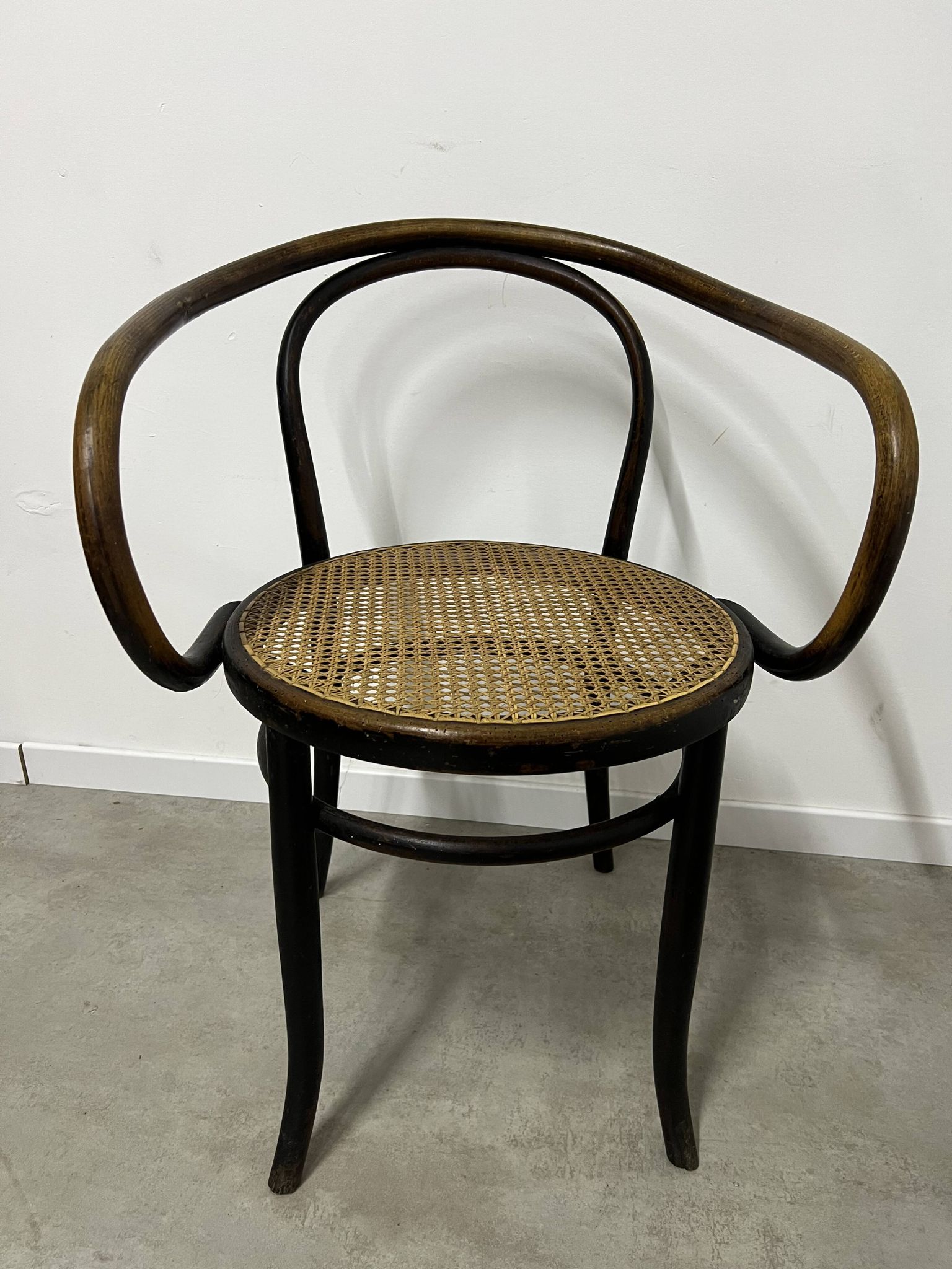 Old bentwood office chair Fischel 1930s