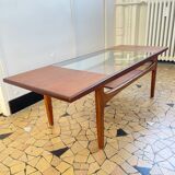 Coffee table Gplan teak & glass