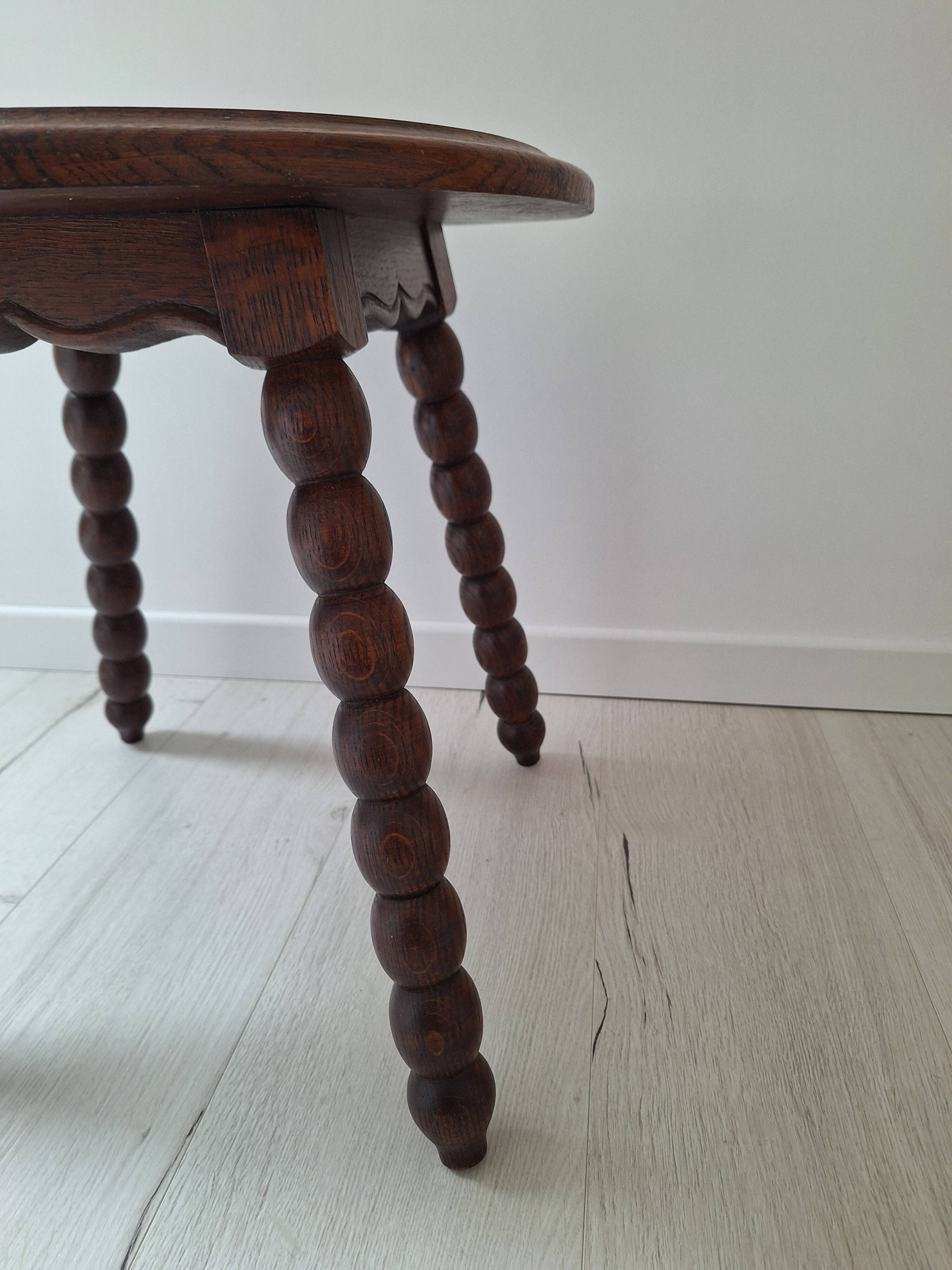 Spool Leg Coffee Table