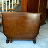 English mahogany folding gateleg table