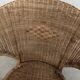 Pair of rattan armchairs
