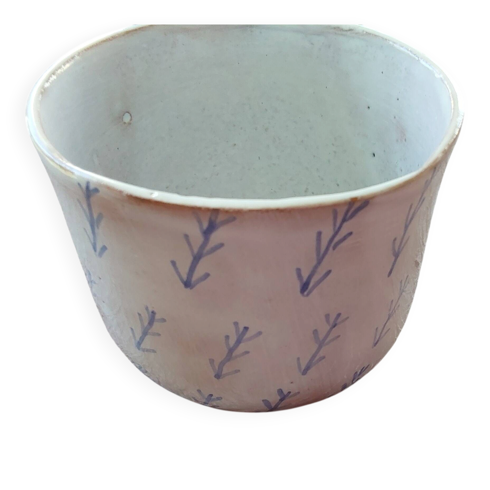 Blue star ceramic bowl