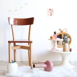 Vintage wooden bistro chair