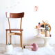 Chaise bistrot vintage en bois