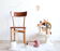 Vintage wooden bistro chair