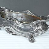 Jardinière en Bronze argenté, Victor Saglier, Art Nouveau – Fin XIXème