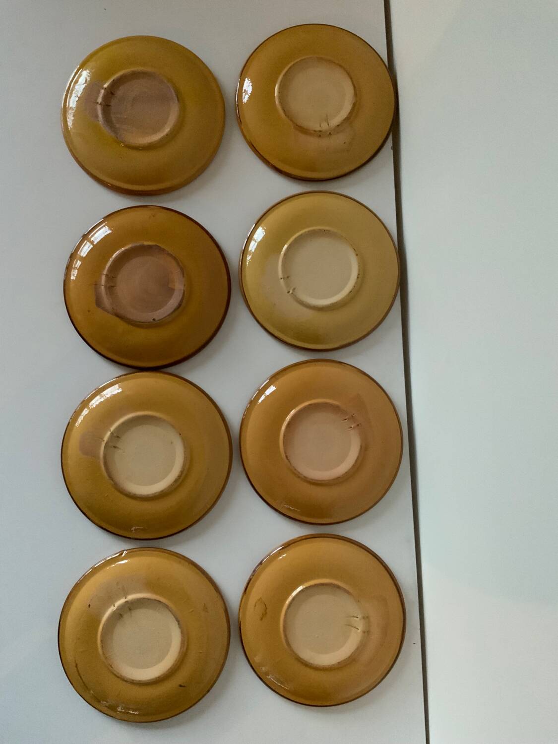 Vintage artisanal plates