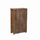Old Teak Bedside Shelf Patina and Original Piece from India