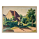 Oil painting on canvas "House and greenery" no. 55