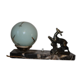 Ancienne lampe de table ou veilleuse art déco vintage biche