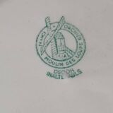 2 assiettes terre de fer modèle Nappe