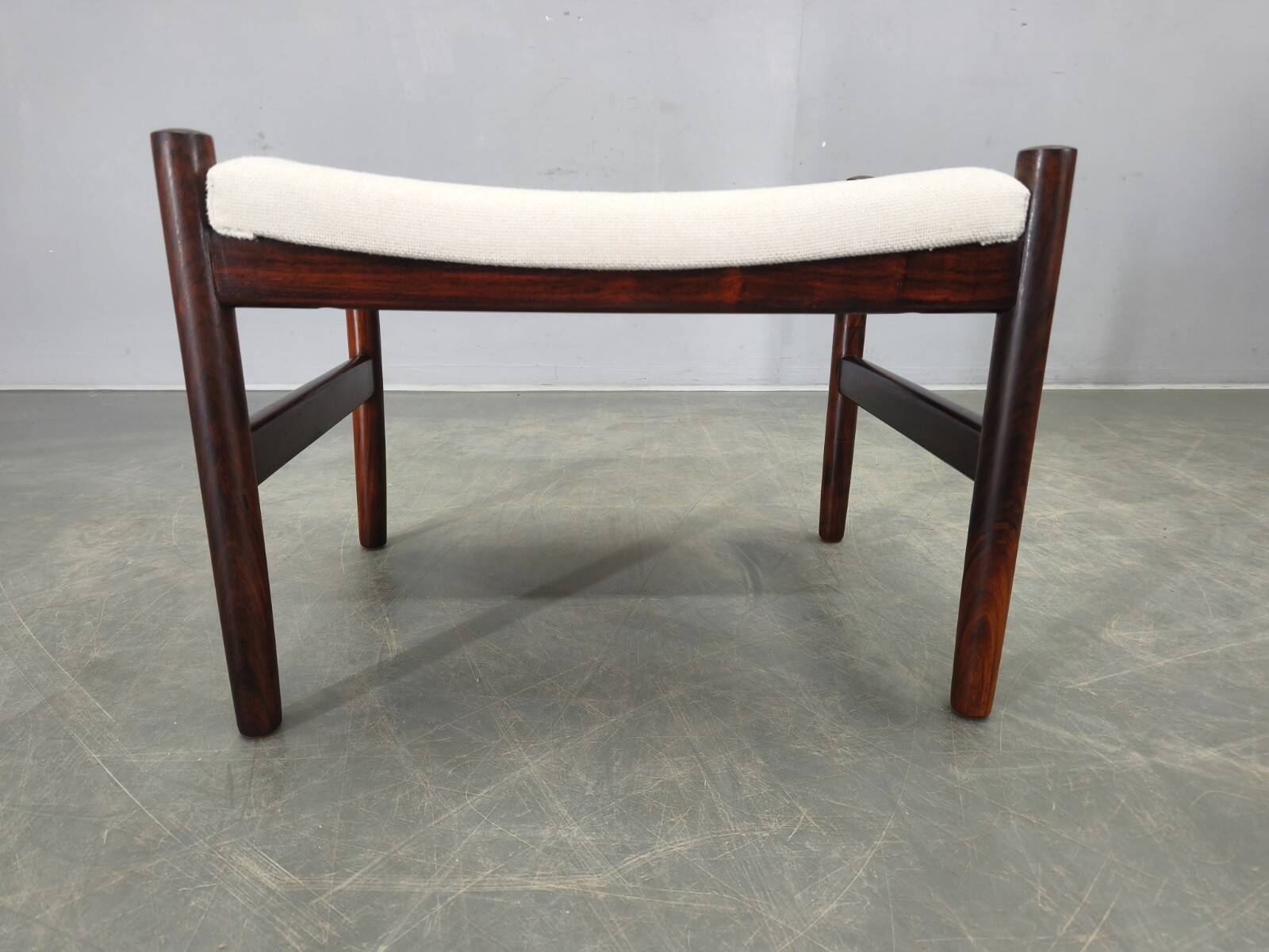 Danish Rosewood Ottoman by Spottrup, 1960s