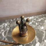 Brass chandelier - crowns - year 50