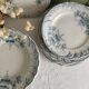 "Regency" - 6 dessert plates in ironstone St-Amand & Hamage