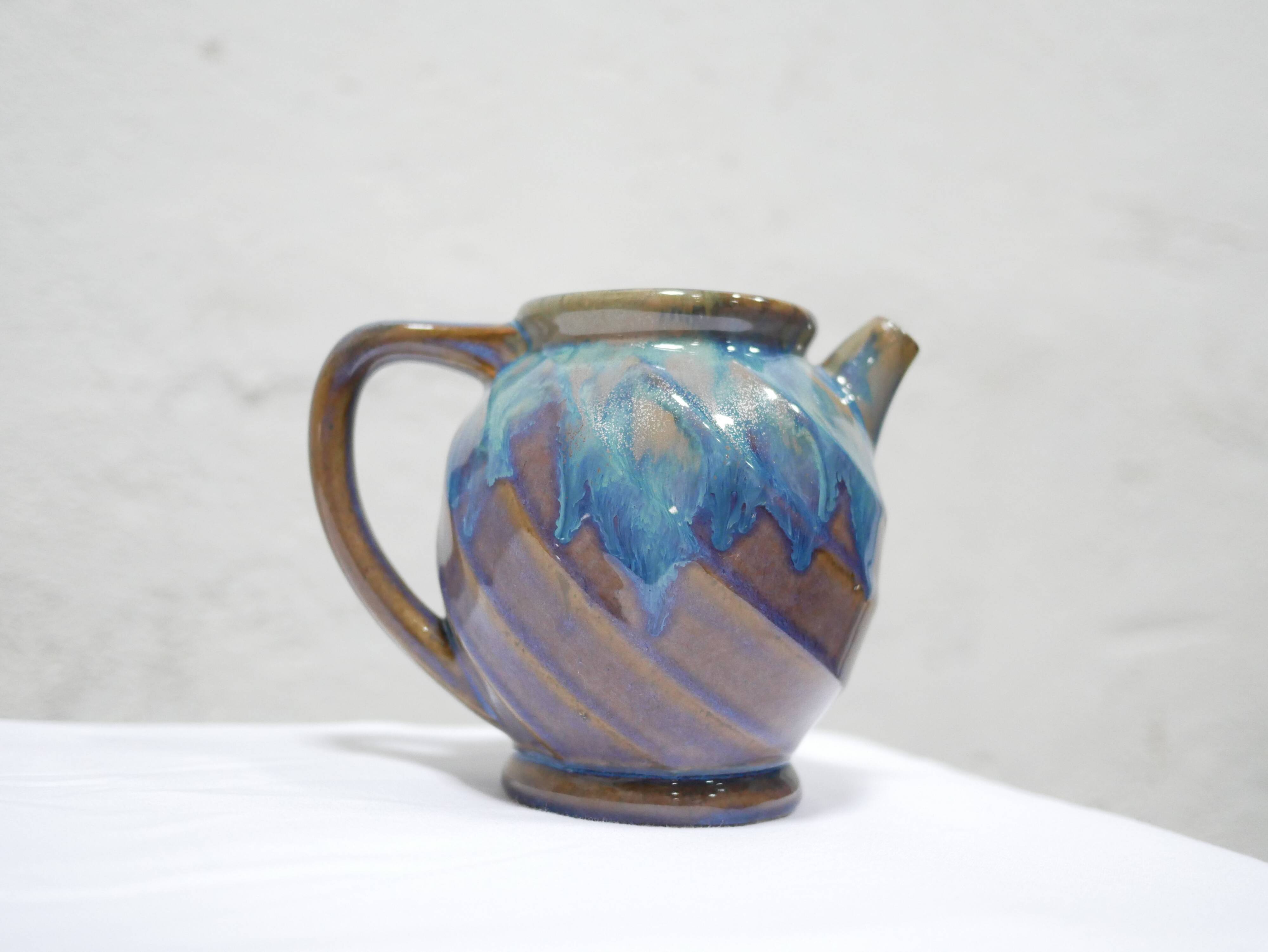Vintage ceramic pitcher by the Denbac manufacture