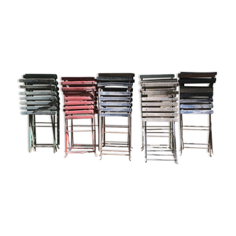 Lot of old bistro chairs